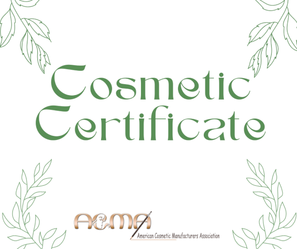 cosmetic certificate